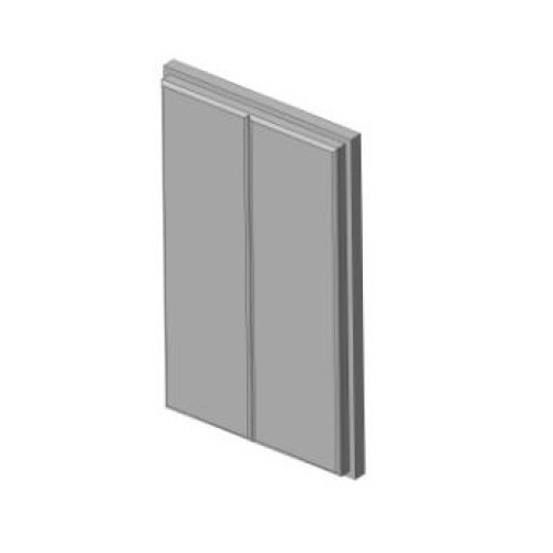 Betonová/žárobetonová deska zadní, střed KV IMPRESSION 3G 70.50.14 